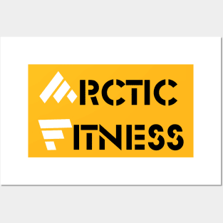 Arctic Fitness Stencil Style Posters and Art